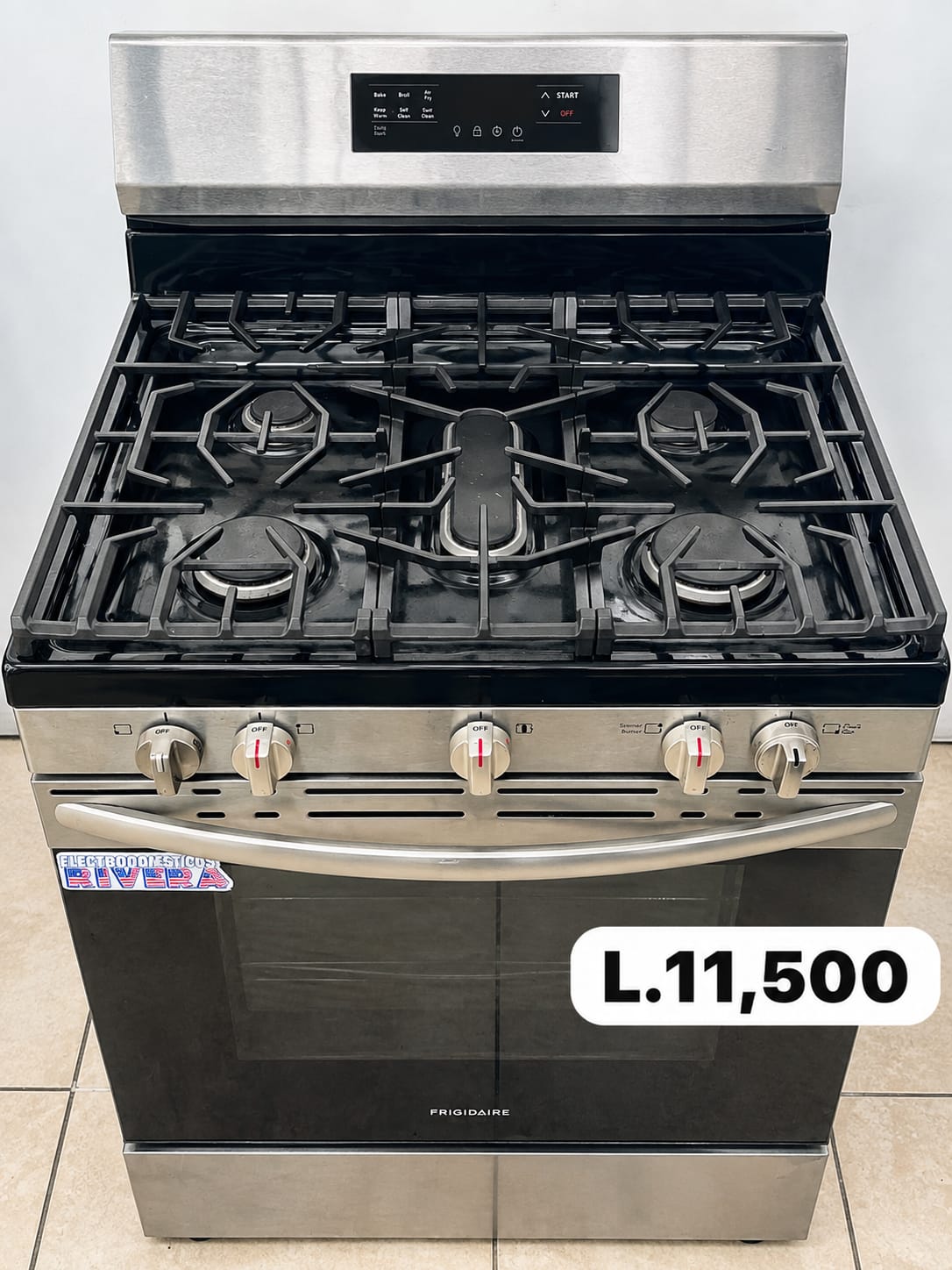 Estufa Frigidaire 5 quemadores — Electrodomésticos Rivera, San Pedro Sula
